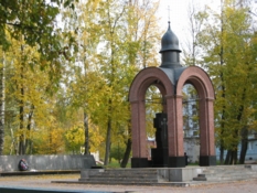 Virgin Derzhavnaya Chapel -  was built in 1993 year in Pskov city, near St. A. Nevsky military church