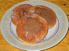 Cookies, pastry, scones with cinnamon