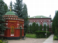 Chapel on Spring in Pechorsky monastery, 53 km from Pskov city away